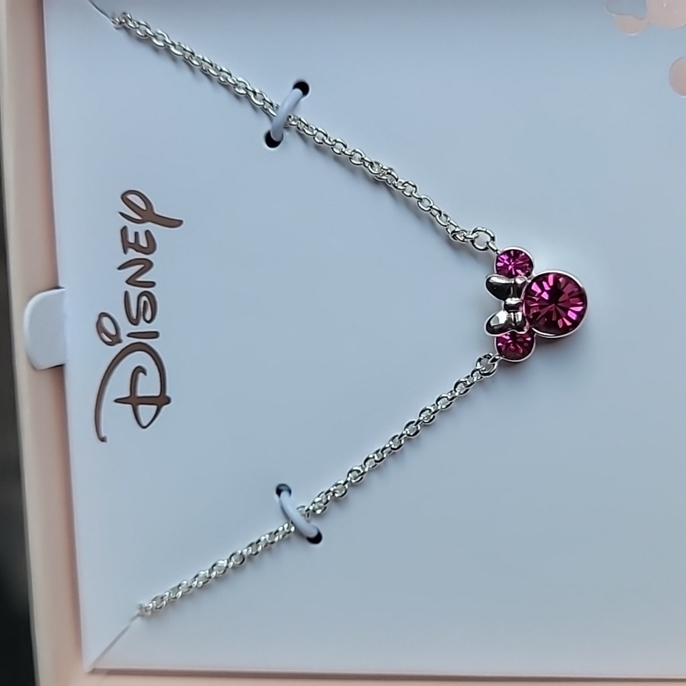 Disney Minnie Mouse Necklace Disney Minnie Mouse Necklace Disney Minnie Mouse Ne - Picture 4 of 17